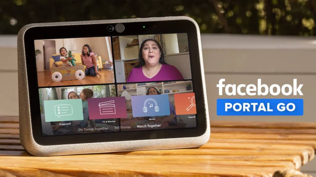 Nouvel écran Facebook Portal Go