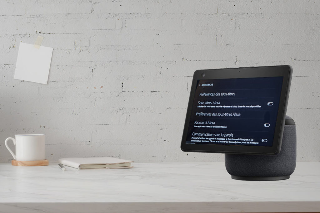 Amazon améliore l'accessibilité de ses enceintes Echo Show avec Alexa