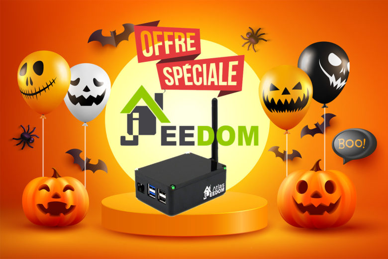 Une offre terrifiante sur Jeedom Atlas pour le week-end d'Halloween