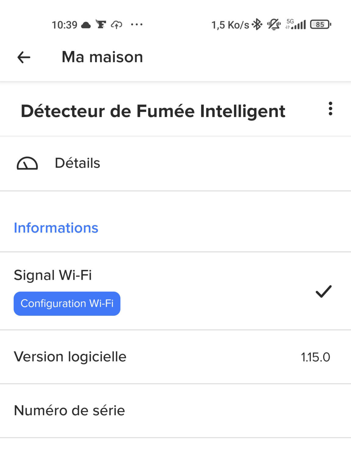 Détecteur de fumée connecté Netatmo - Apple (FR)