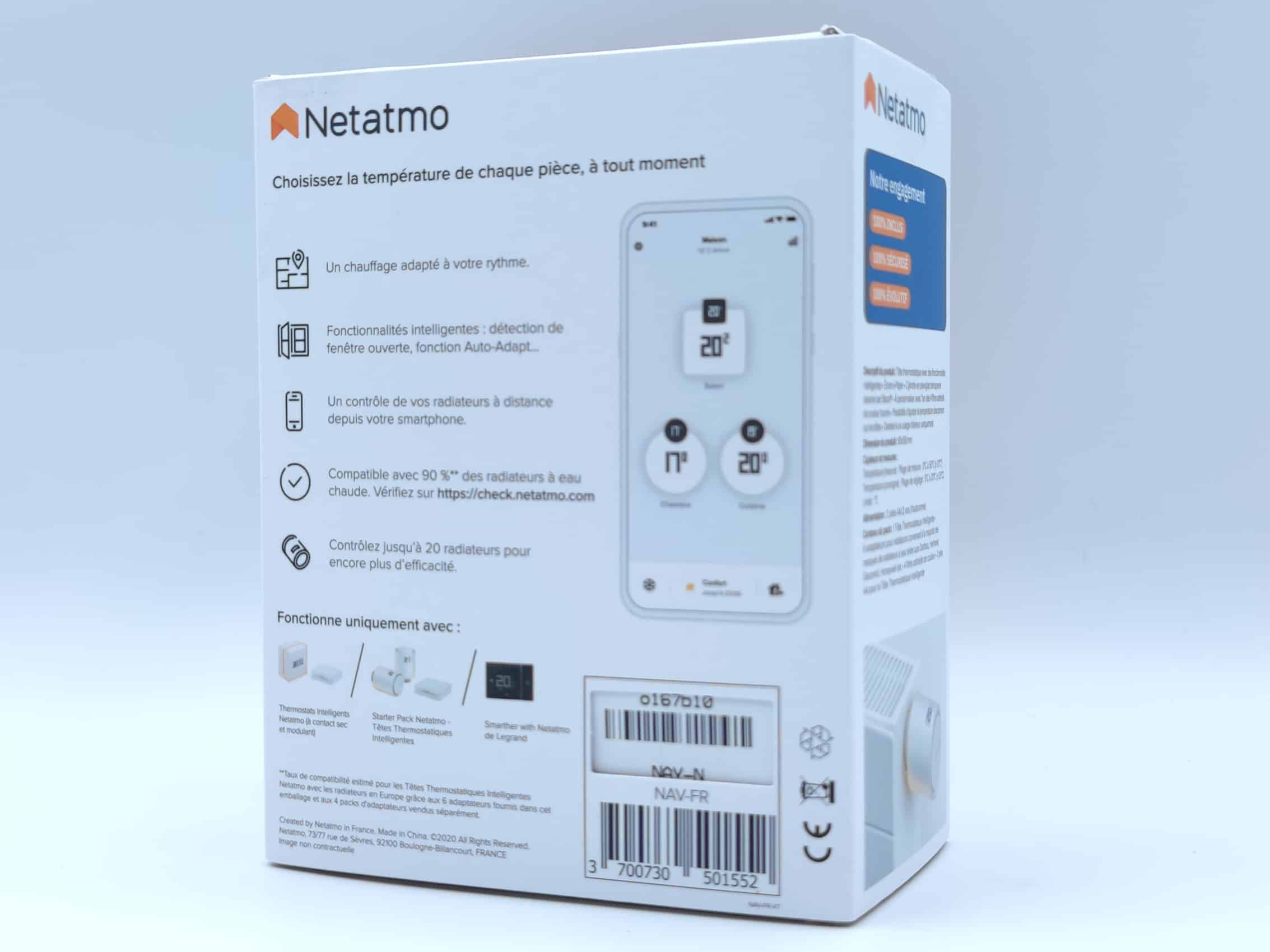 NETATMO Tête Thermostatique Connectée et Intelligente additionnelle