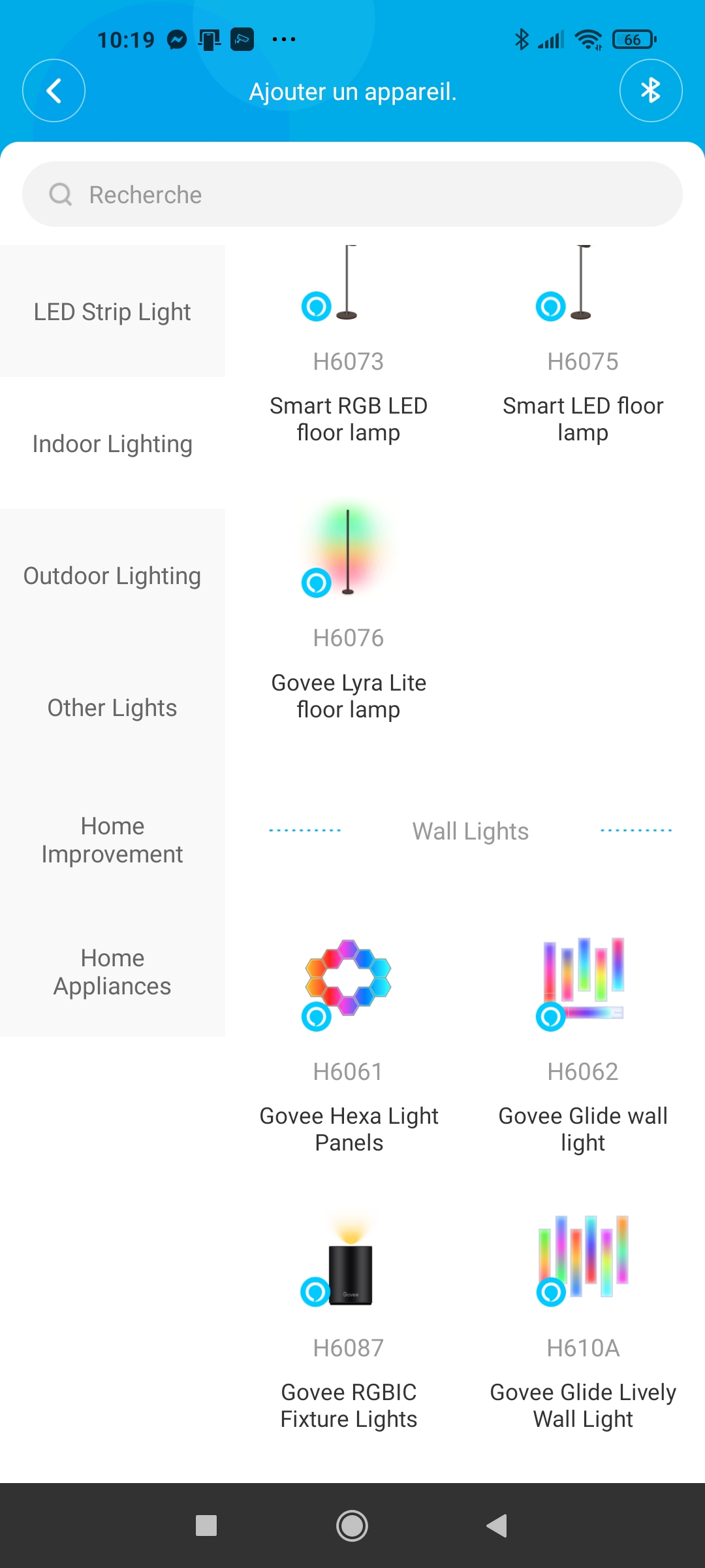 Panneau LED Hexagonal RGBIC