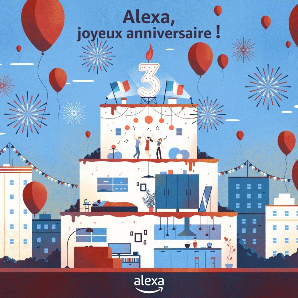 Anniversaire d'Alexa en France