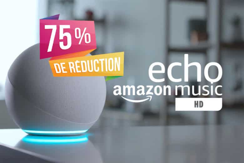 Echo Dot 4 et Amazon Music à -75% pour le Black Friday 2021