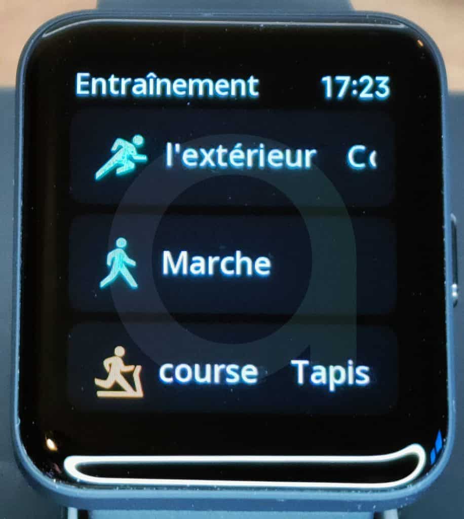 jusqu'à 100 sports peuvent être pris en compte pour un suivi avec la montre Xiaomi Redmi Watch 2 Lite