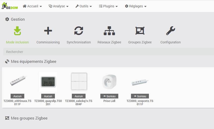 La multiprise connectée Zigbee USEELINK compatible avec Jeedom