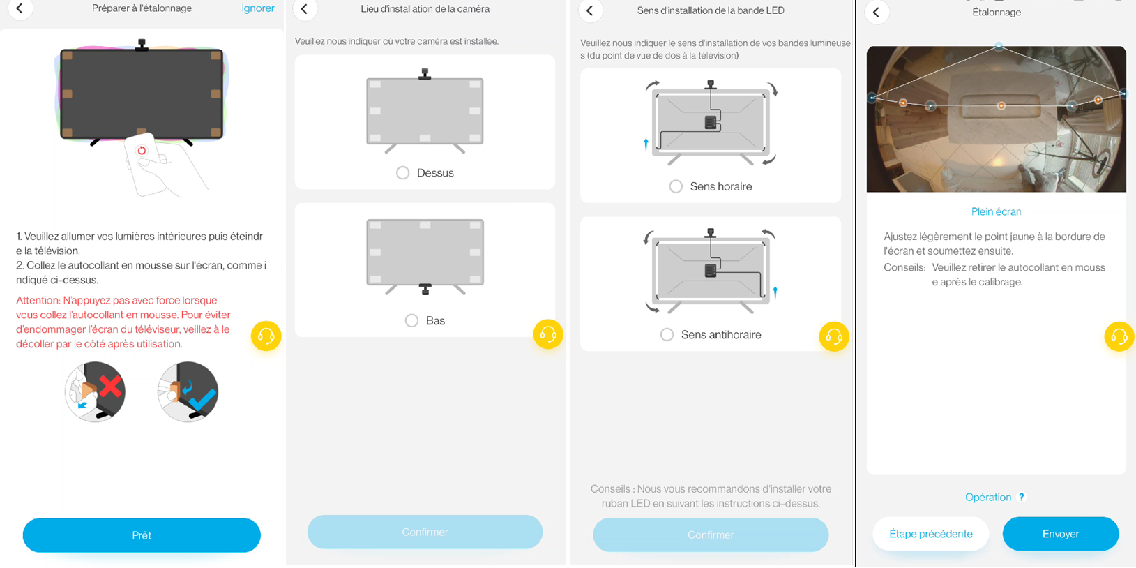 Govee Immersion Rétroéclairage TV LED WiFi avec Caméra – Votre