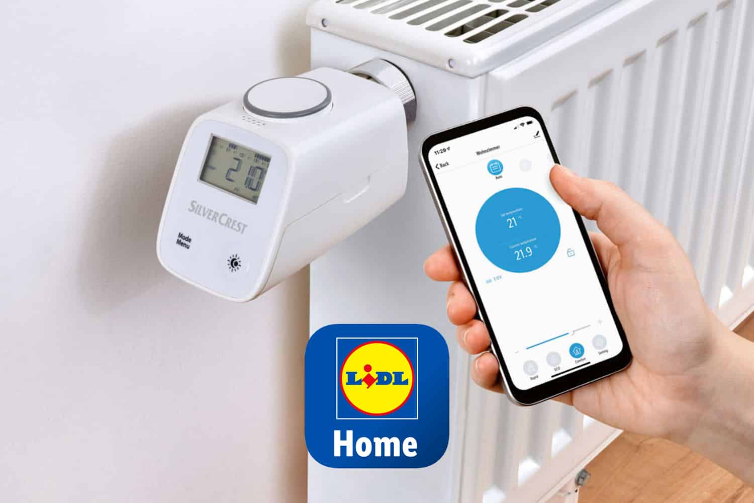 Lidl lance son thermostat connecté pour radiateur SilverCrest Les Alexiens