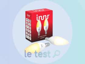 Notre avis sur les ampoules Innr E14 en ZigBee