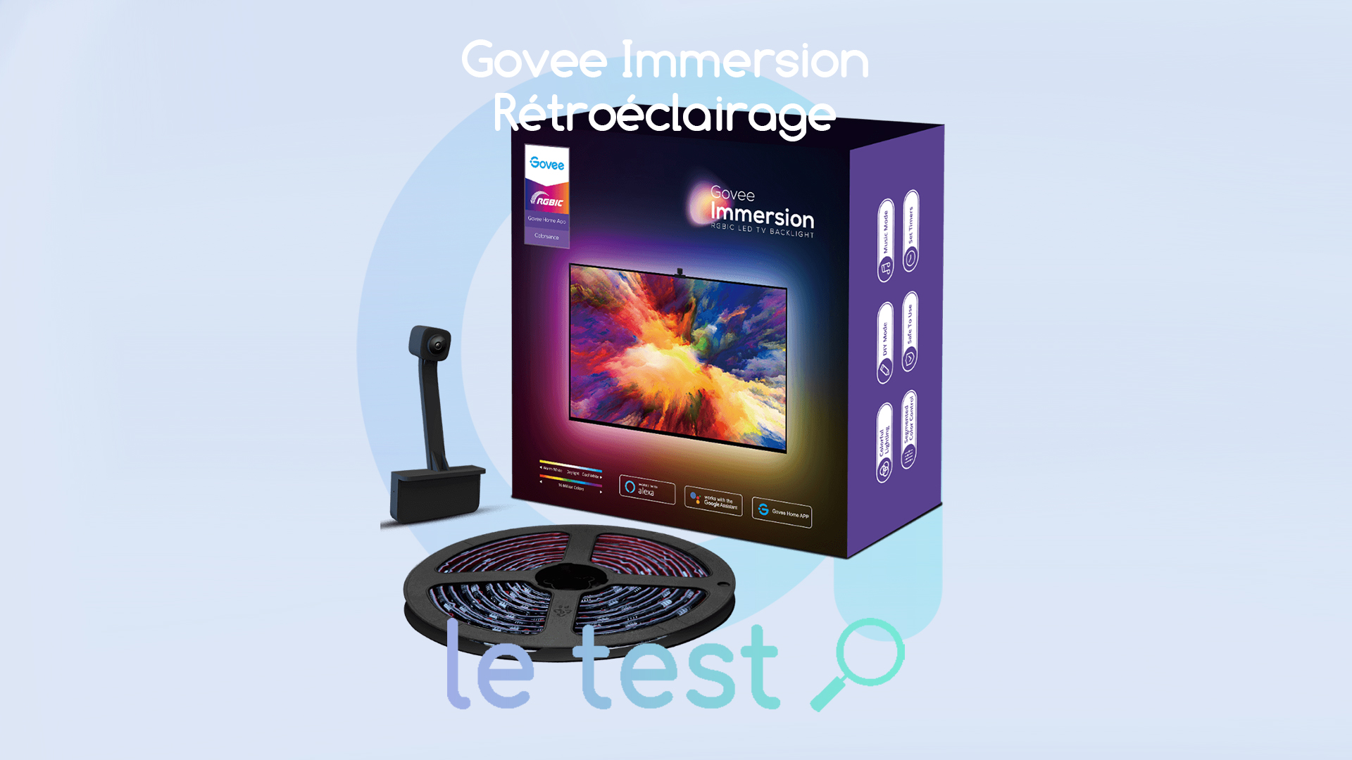 Test Govee Immersion : un rétroéclairage d'ambiance pour TV très efficace à  un prix attractif – Les Alexiens