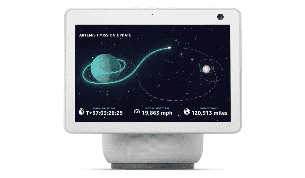Amazon propose une expérience Alexa à l'occasion de la mission Artemis I sur la Lune