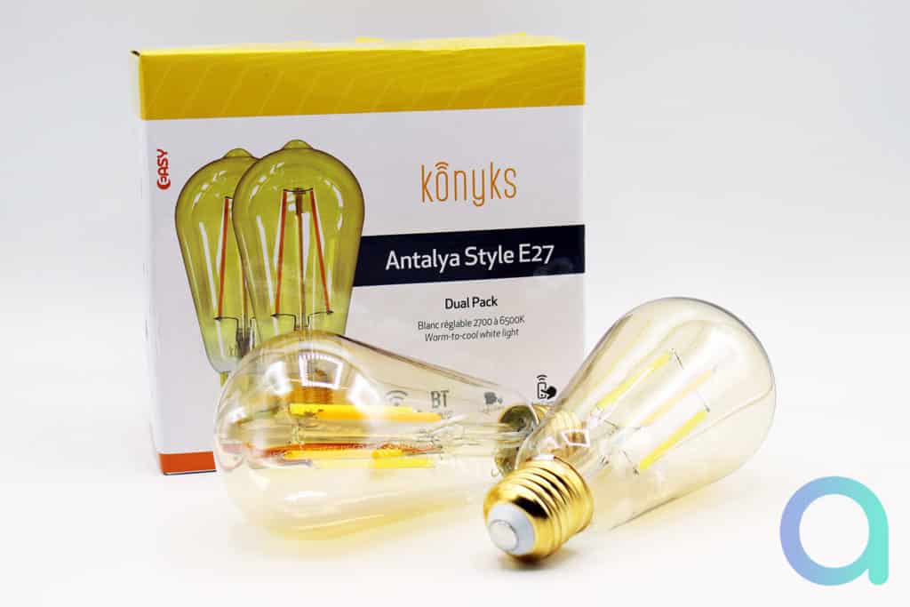 Test complet des ampoules wifi Konyks Antalya Style E27