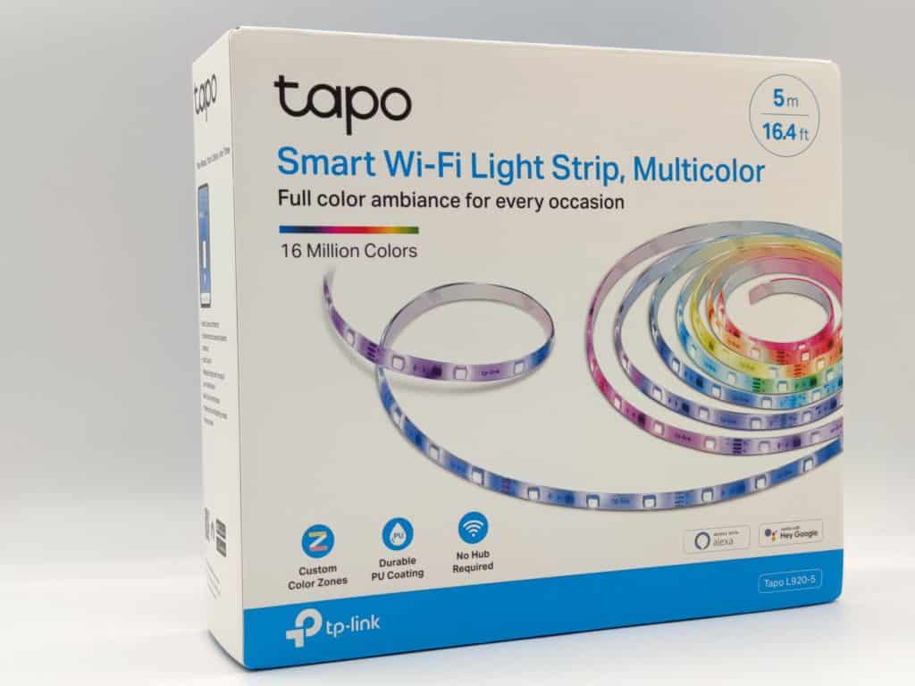 Un emballage haut en couleur pour le ruban Tp-Link Tapo L920-5