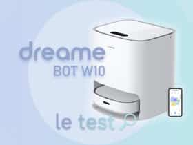 Notre avis sur le robot serpillière Dreame Bot W10 compatible Alexa