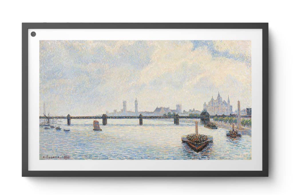 Le pont de Charing Cross de Camille Pissaro sur Echo Show 15