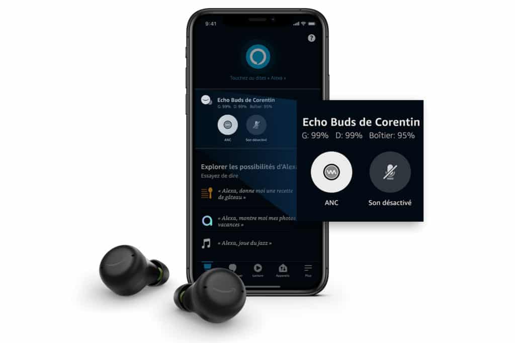 Nouveau Amazon Echo Buds, des écouteurs Bluetooth compatibles Alexa