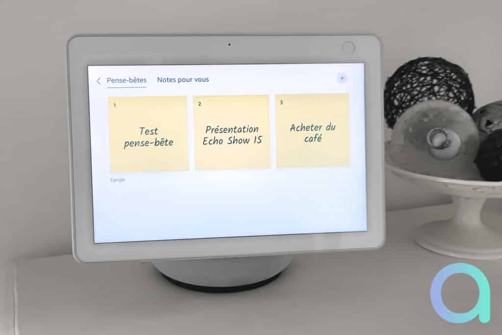 Les notes et pense-bêtes Alexa sont disponibles dès maintenant dans l'application Alexa