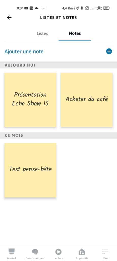 Comment créer des notes et pense-bêtes Alexa