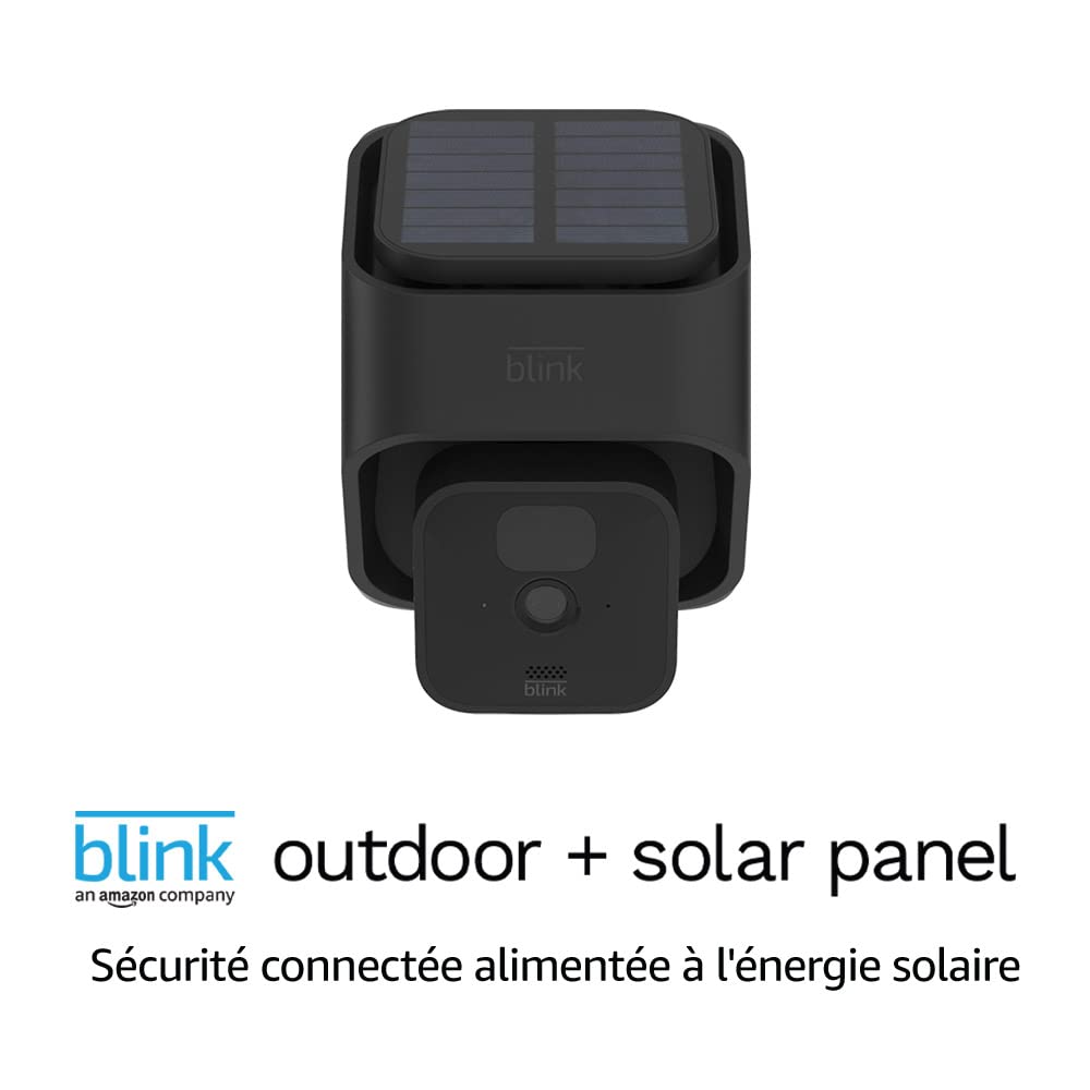 Blink Outdoor + support de charge avec panneau solaire Blink