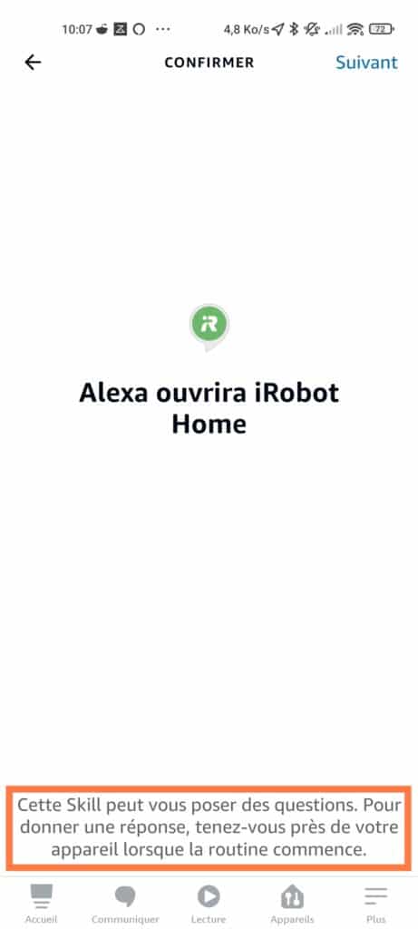 Skill iRobot Home pour Alexa