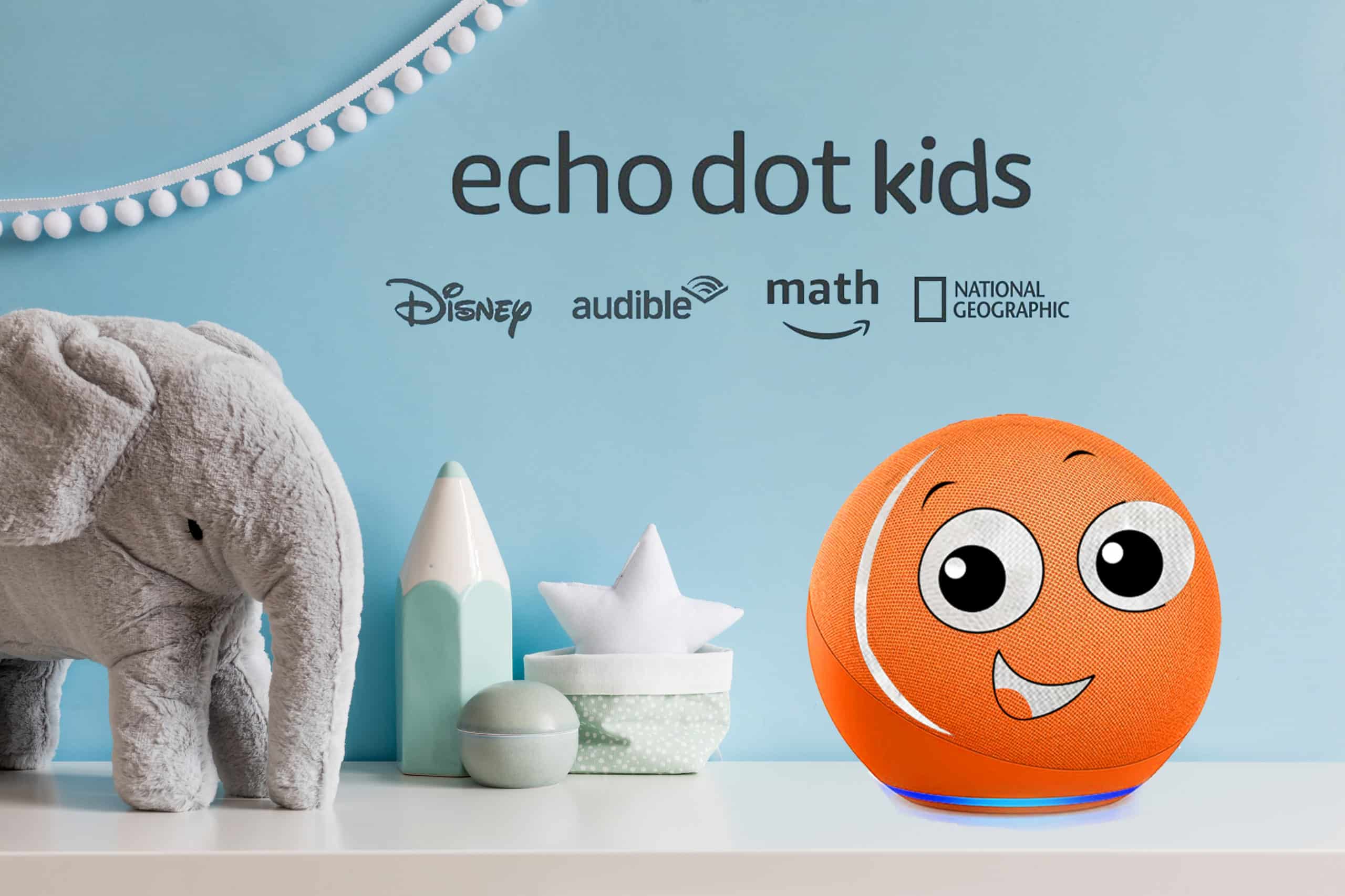 cible les jeunes enfants avec Echo Dot Kids Edition, l