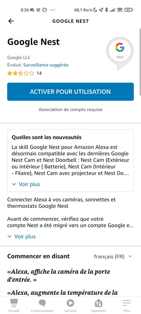Comment activer la skill Google Nest pour Alexa et Amazon Echo