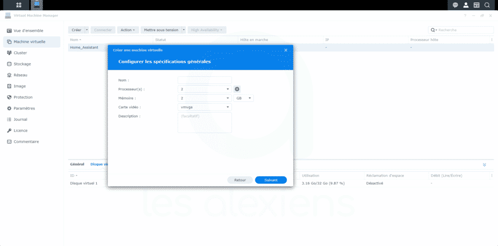 Installation Home Assistant Synology VMM