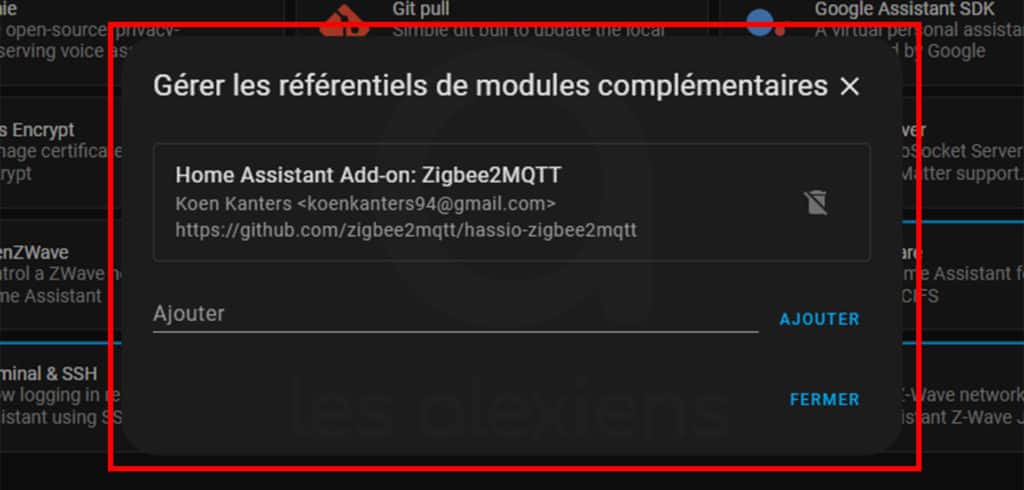 Zigbee2MQTT sur Home Assistant 2023