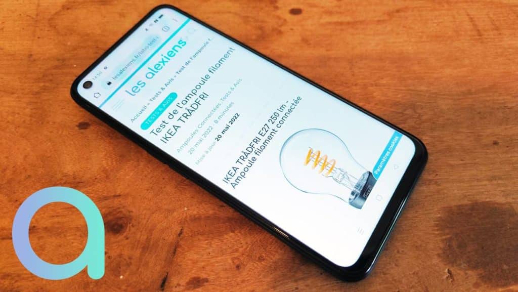 Avec un très bon ration de 90.8% le Realme 9 5G offre une grande superficie d'écran