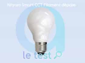 Notre avis sur l'ampoule Nityam Smart Filament dépolie