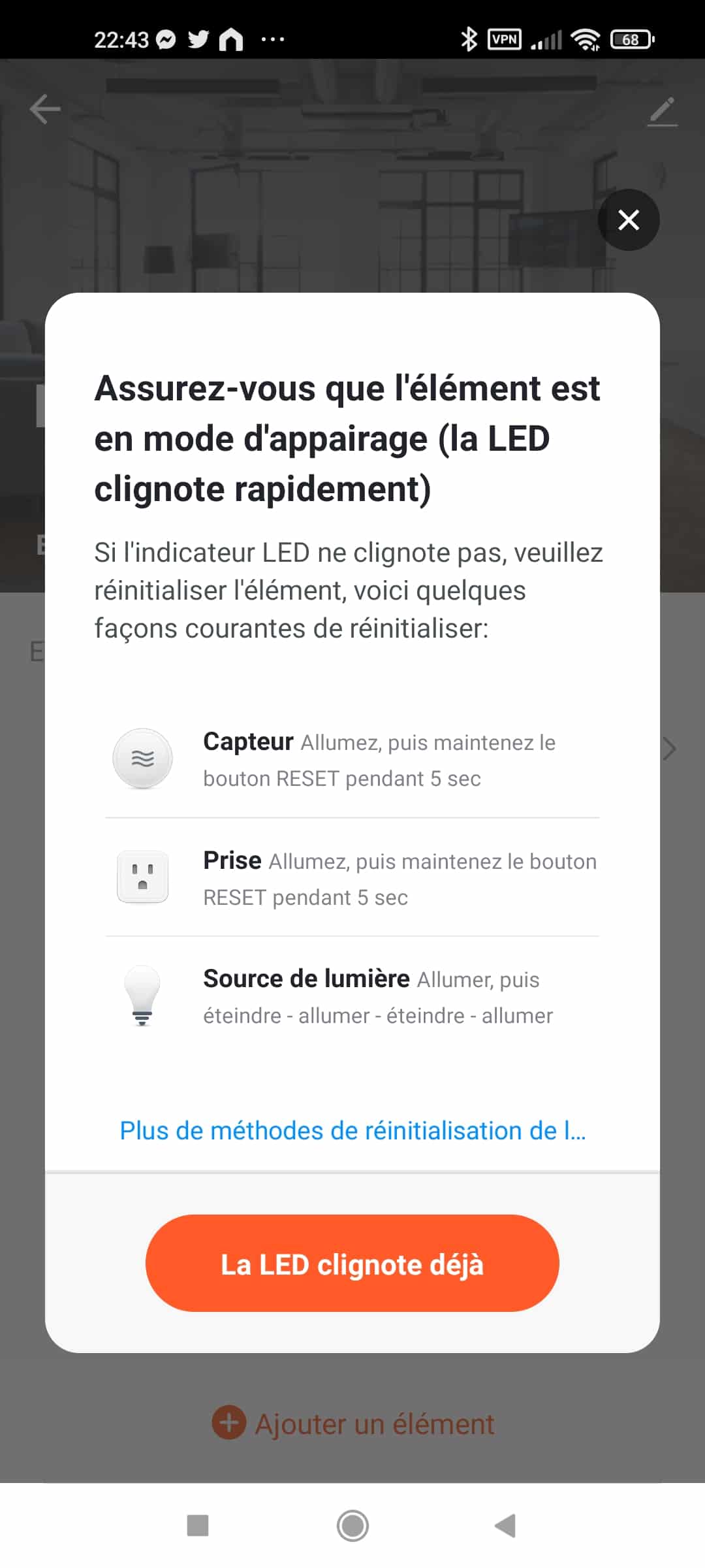 NOUS E5 - Détecteur de température et d'humidité Zigbee 3.0