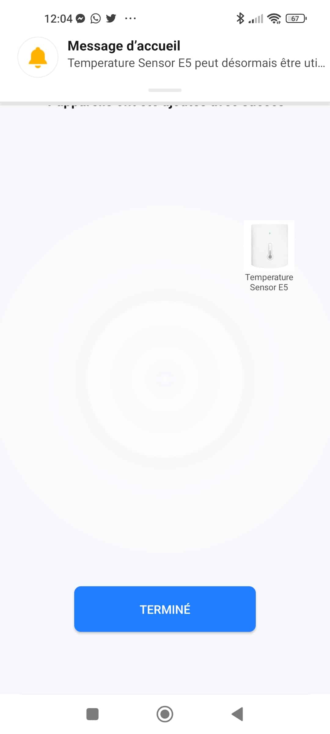 NOUS E5 - Détecteur de température et d'humidité Zigbee 3.0