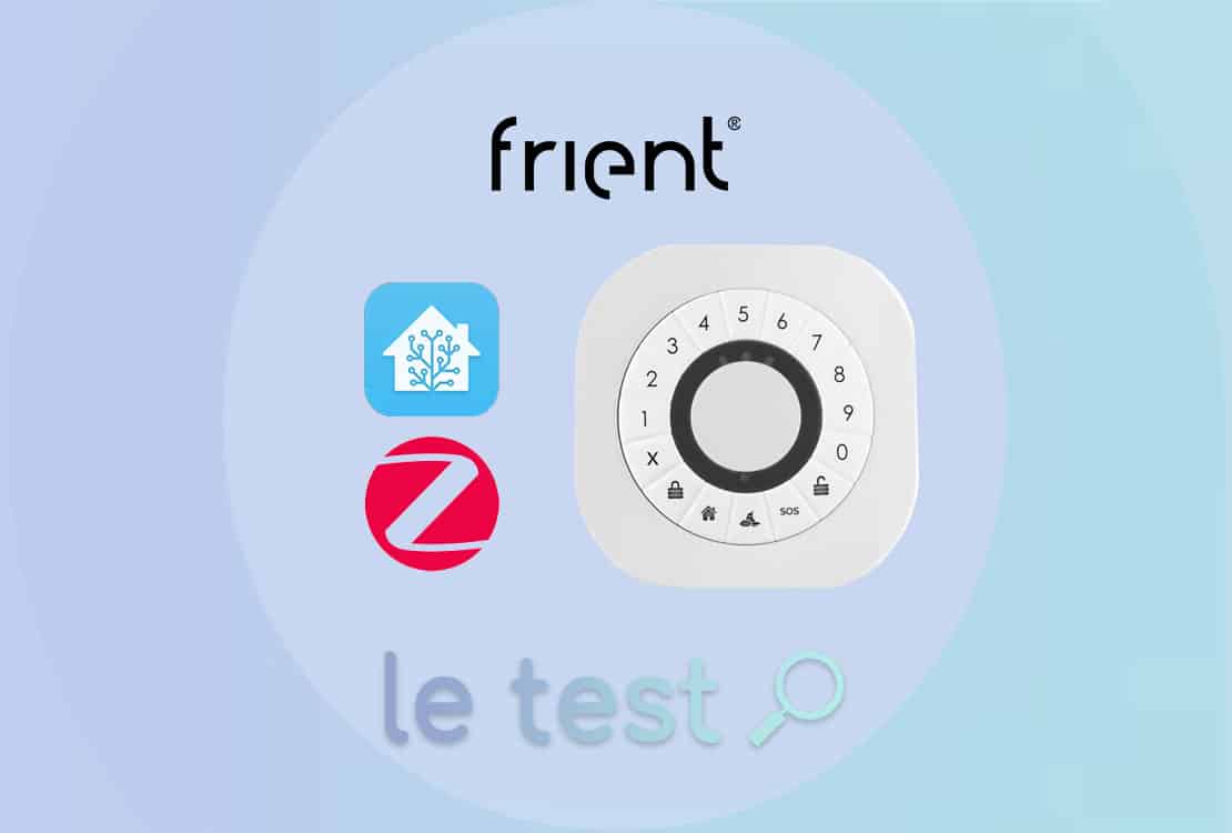 Test Frient Intelligent Keypad un clavier d'alarme ZigBee pour Home