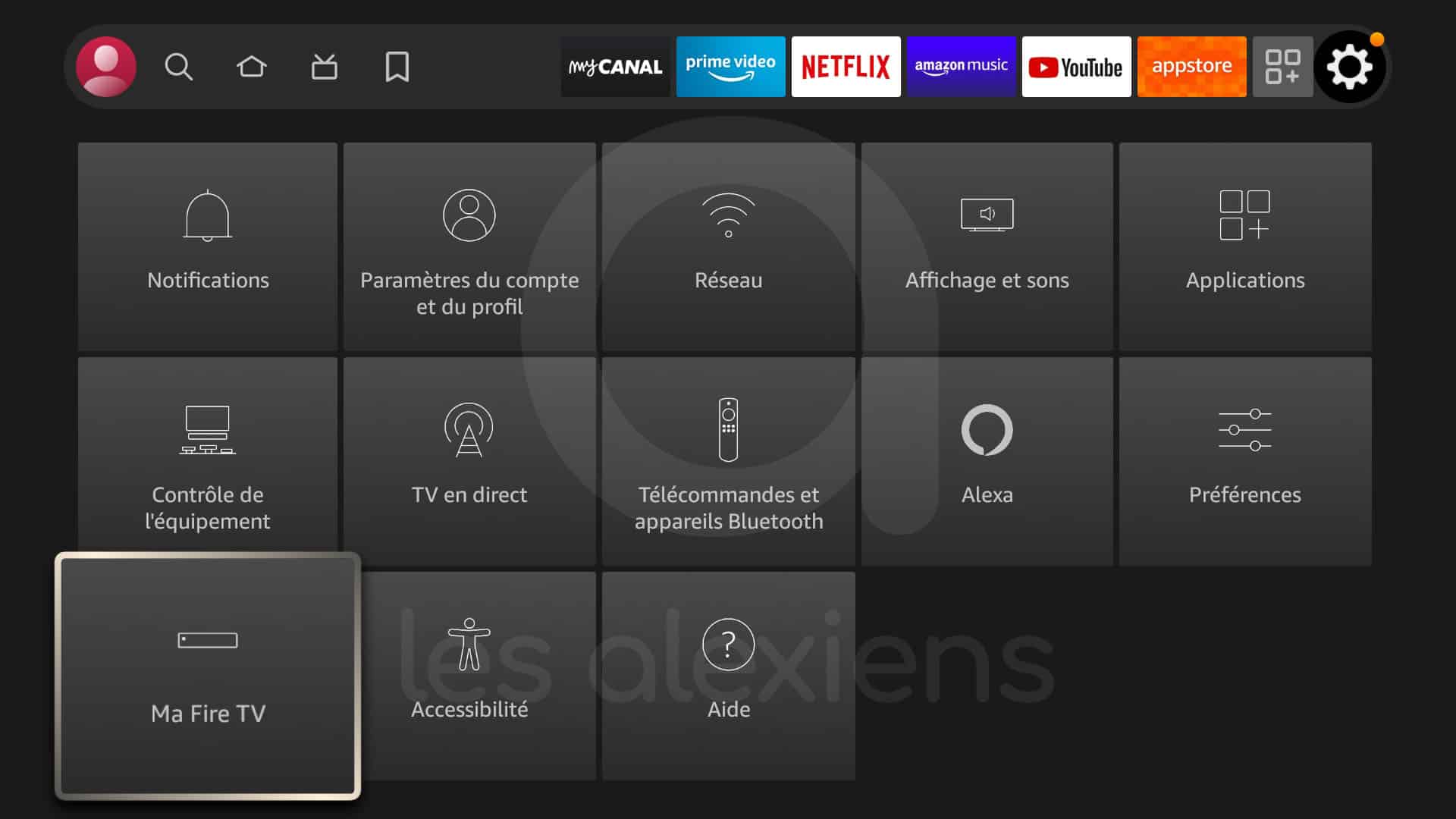 Activer le mode développeur sur Amazon Fire TV Les Alexiens