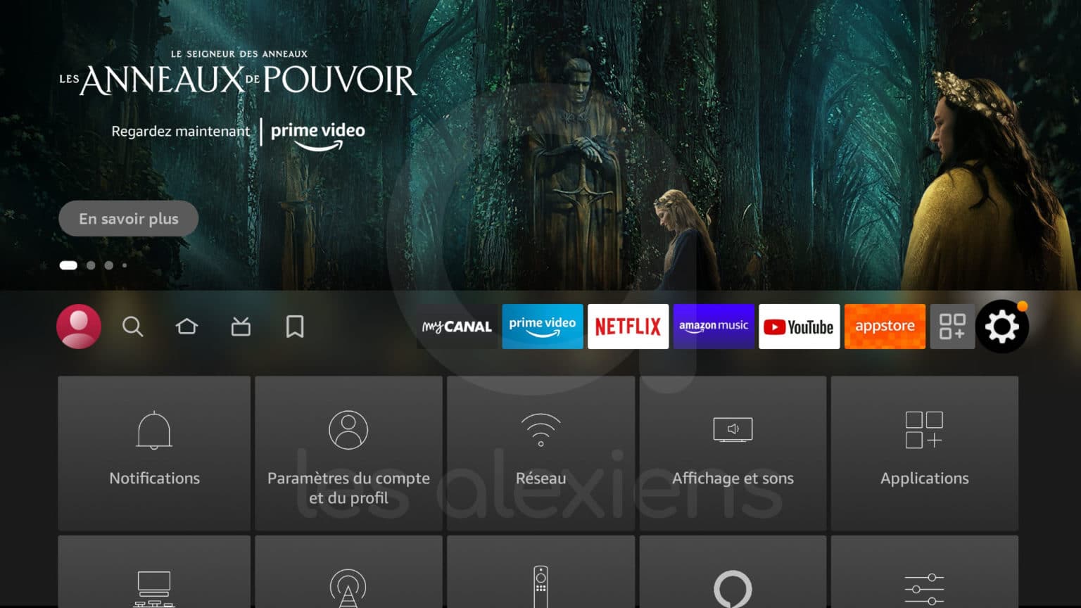 Activer le mode développeur sur Amazon Fire TV Les Alexiens