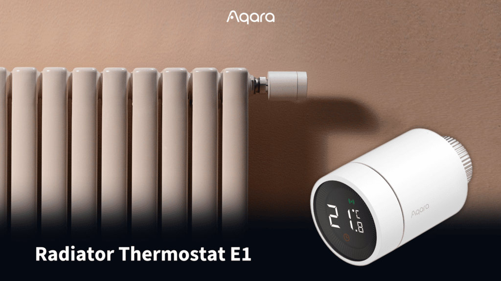 Aqara annonce sa tête thermostatique E1 compatible Alexa, Google et Home Assistant