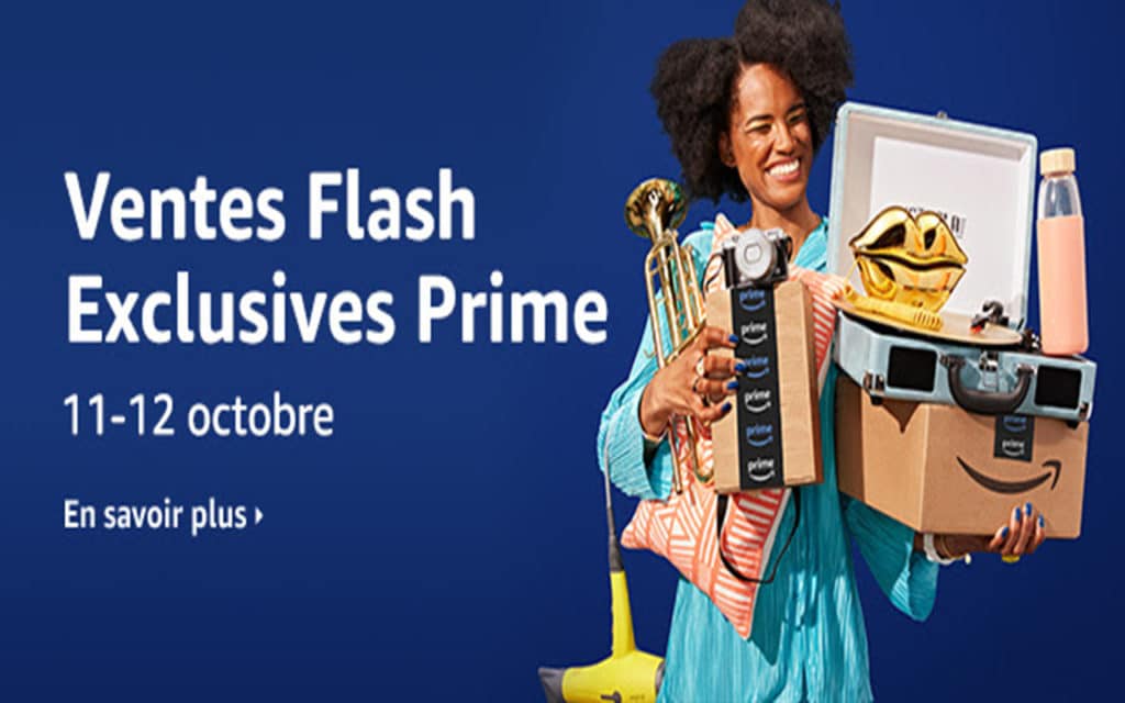 Les Ventes Flash Exclusives Prime auront lieu les 11 et 12 octobre 2022