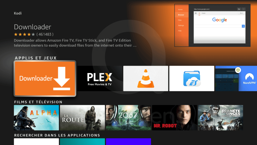 Télécharger Downloader pour Amazon Fire TV