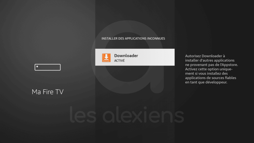 Downloader pour Fire TV