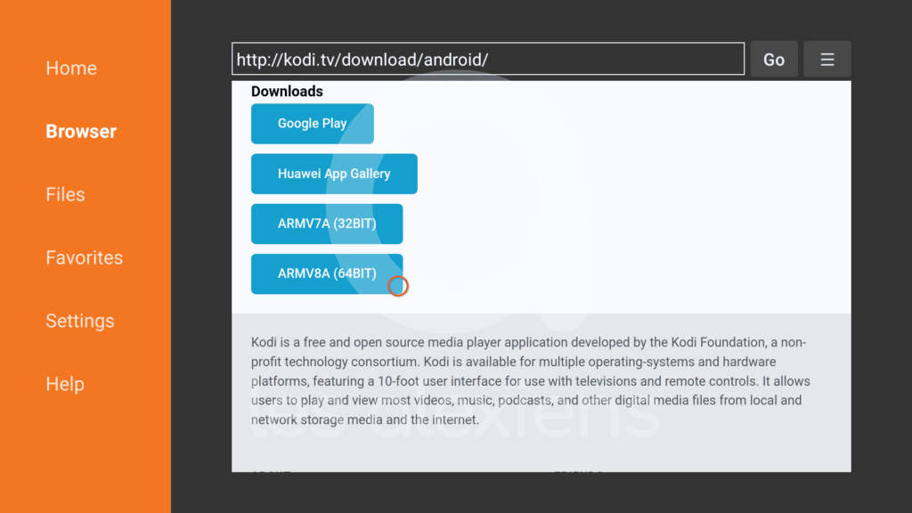 Installer Kodi pour Android TV sur Amazon Fire TV Stick