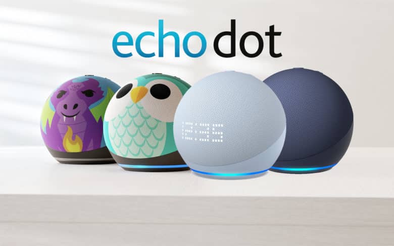 Zoom sur les nouveaux Amazon Echo Dot 5