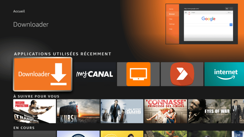 Installer Downloader pour Fire TV