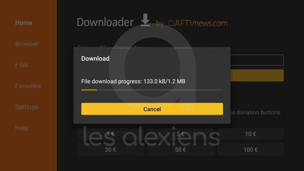 Installer l'apk