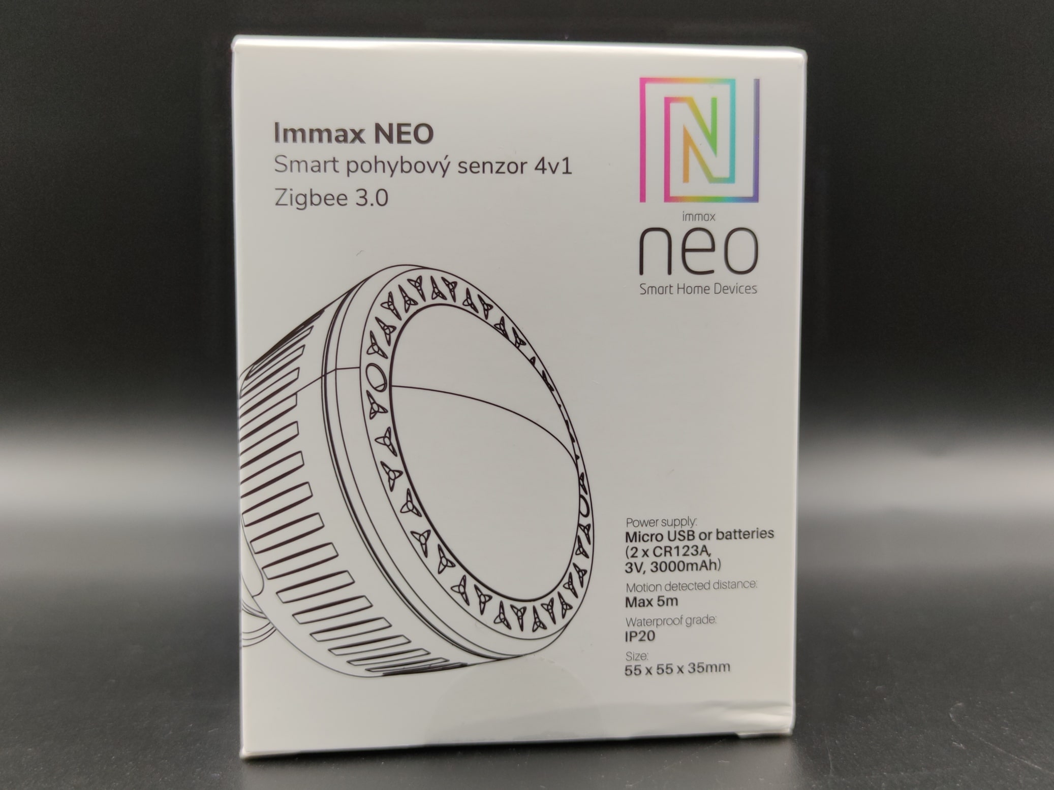 Immax NEO 07522L - Détecteur de température et d'humidité connecté