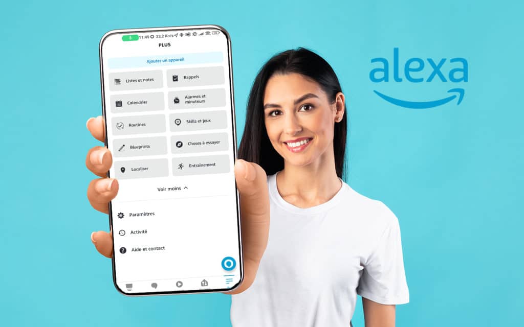 Refonte stylistiques et nouvelles fonctionnalités sur l'application Amazon Alexa