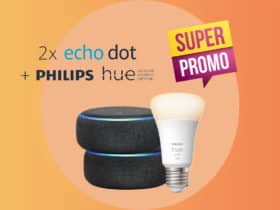 Amazon propose deux enceintes Echo Dot 3 avec ampoule Hue à prix dément