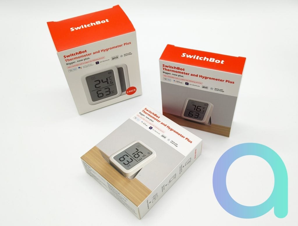 SwitchBot adapte ses packagings en fonction du pack de Meter Plus