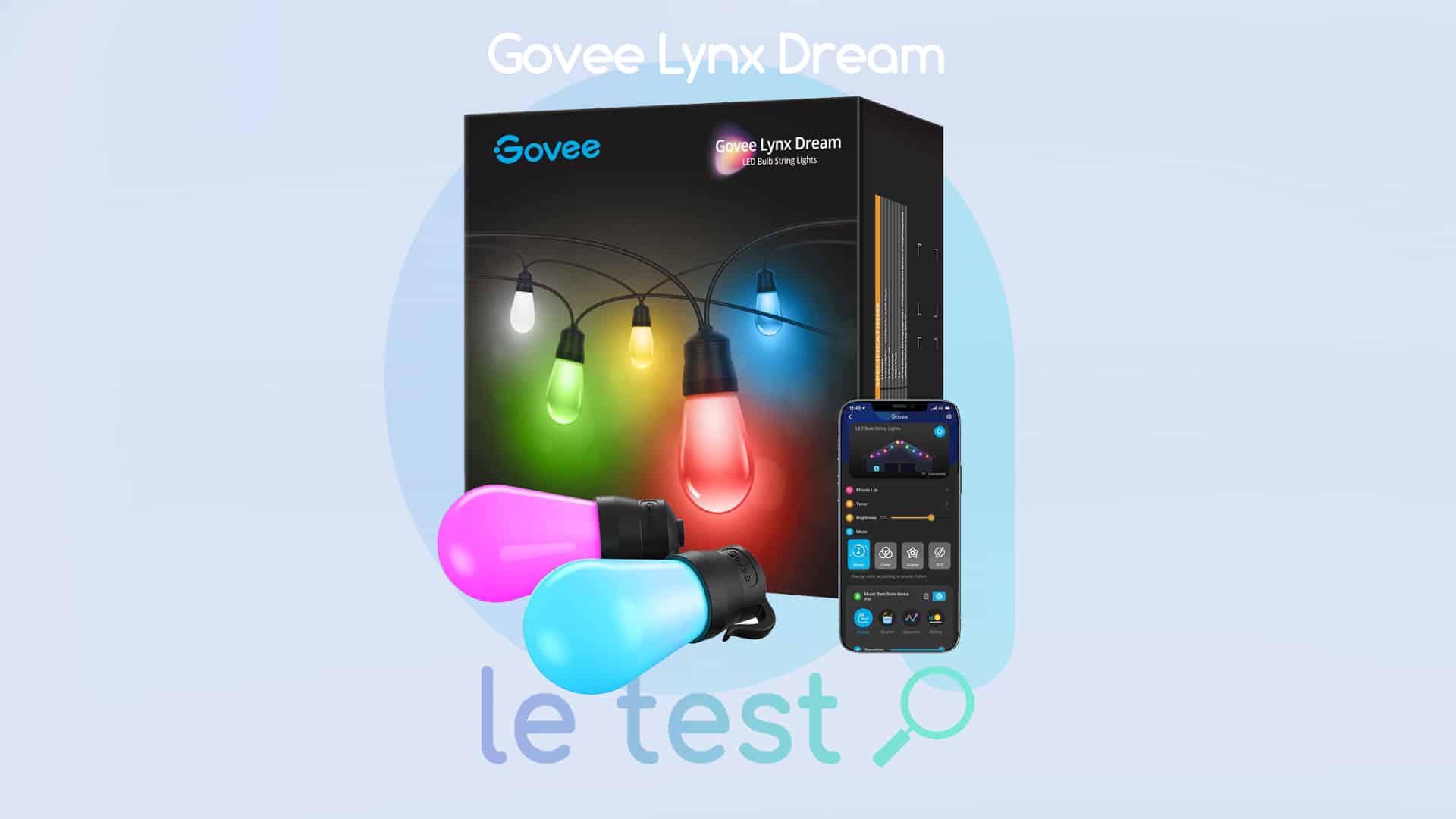 Govee H7020 - Manuel des guirlandes lumineuses à LED