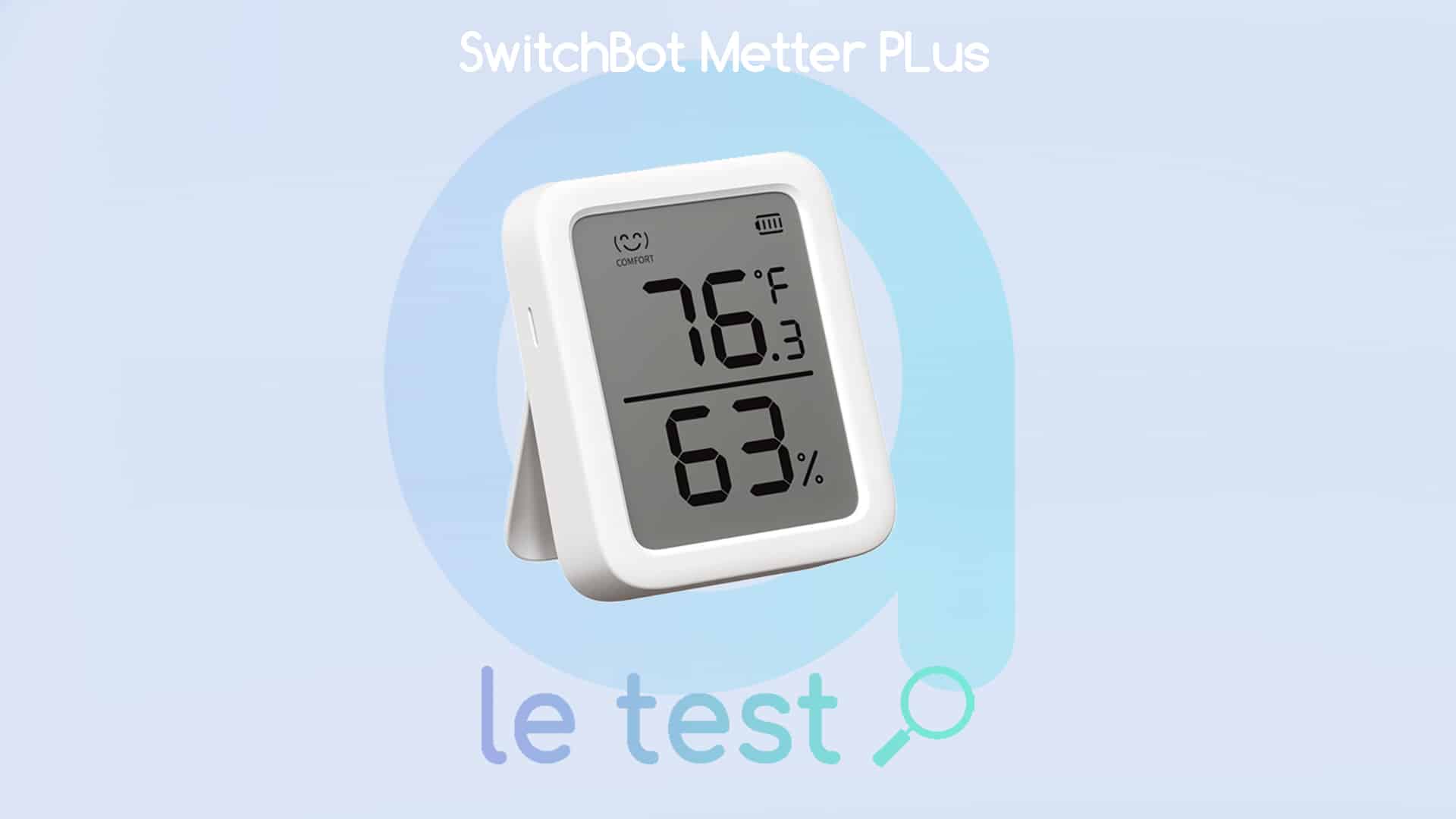 Test SwitchBot Meter Plus : plus grand, plus clair, plus fun ! – Les ...