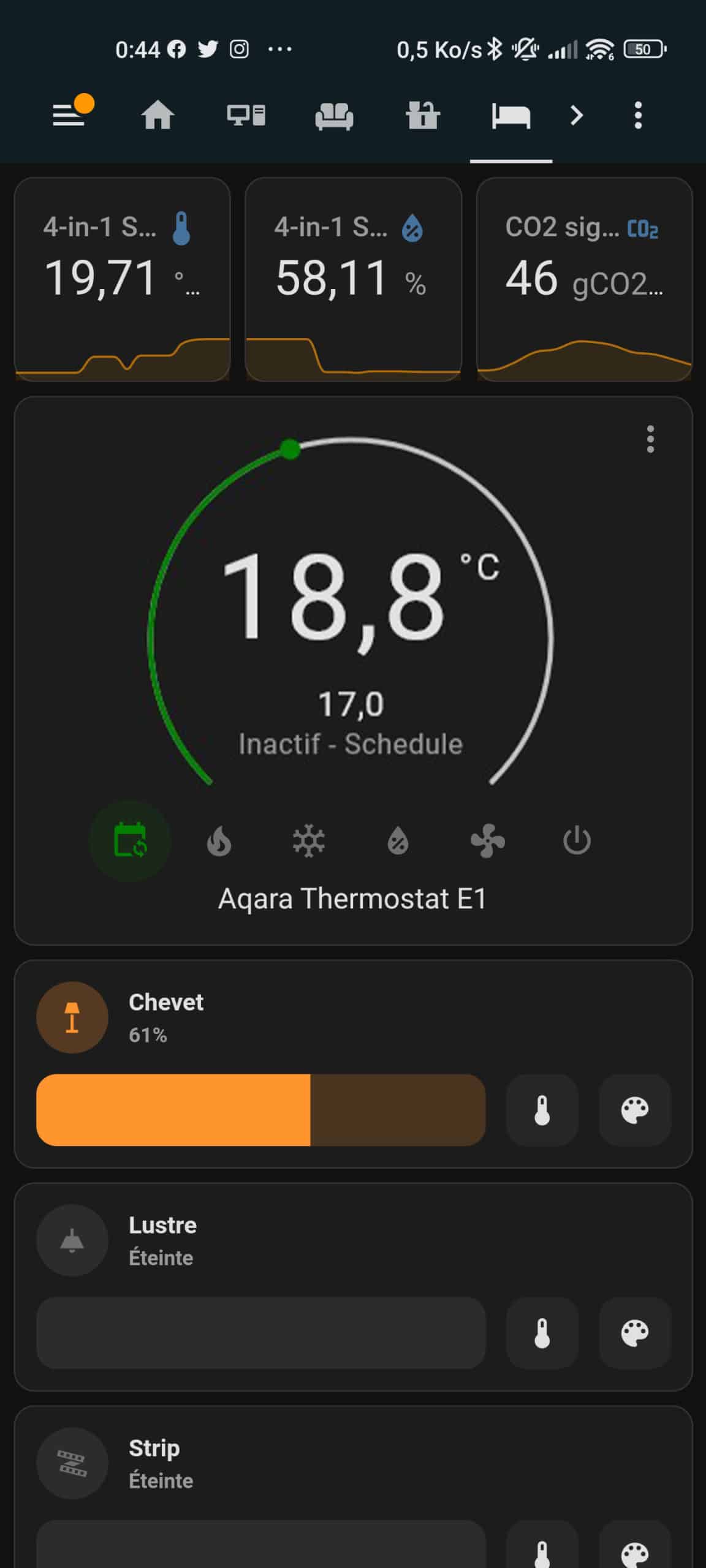 Xiaomi Aqara Radiator Thermostat E1 - Tête thermostatique ZigBee pour  radiateur à eau compatible Jeedom, eedomus et AQARA